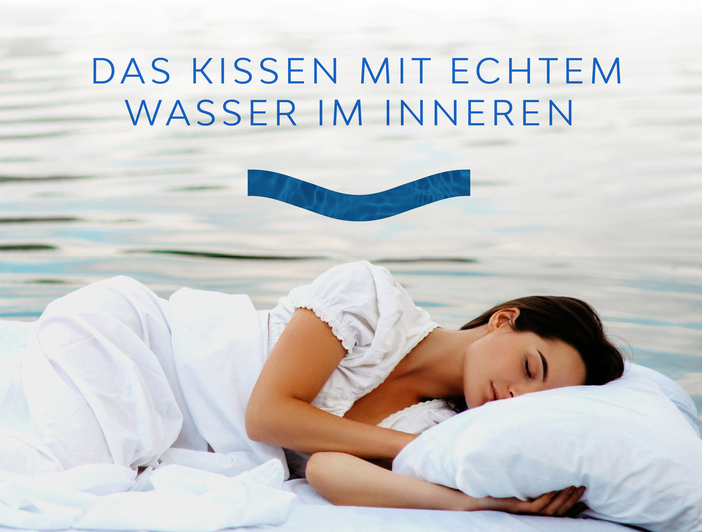Mediflow Elite Wasserkissen aus Memoryschaum mit kühlendem Gel (2 Größen)