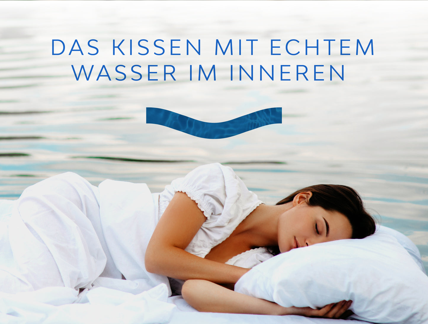 Mediflow Elite Wasserkissen aus Faser (2 Größen)