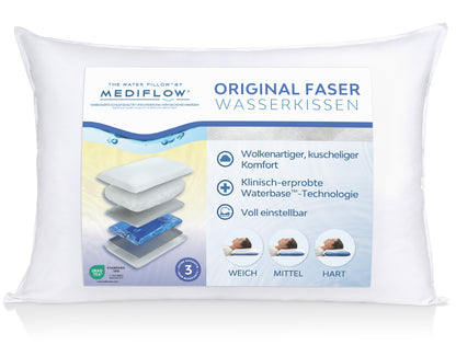 Mediflow Original Wasserkissen aus Faser (2 Größen)