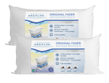Mediflow Original Wasserkissen aus Faser (2 Größen)