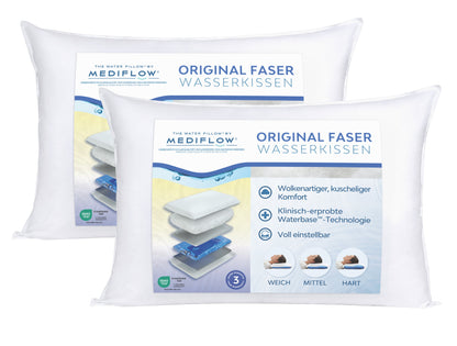Mediflow Original Wasserkissen aus Faser (2 Größen)