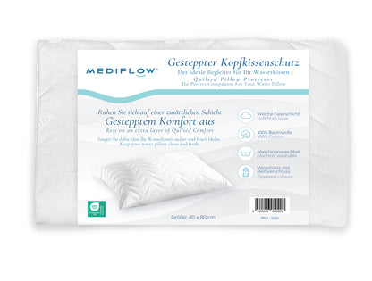 Mediflow Gesteppter Kopfkissenbezug (2 Größen)